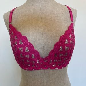 Blackheart lace bra